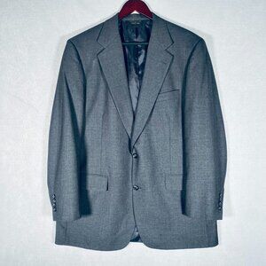 Vintage Southwick x Homer Reed Blazer Mens 44L Gray Wool Sport Coat Jacket Union